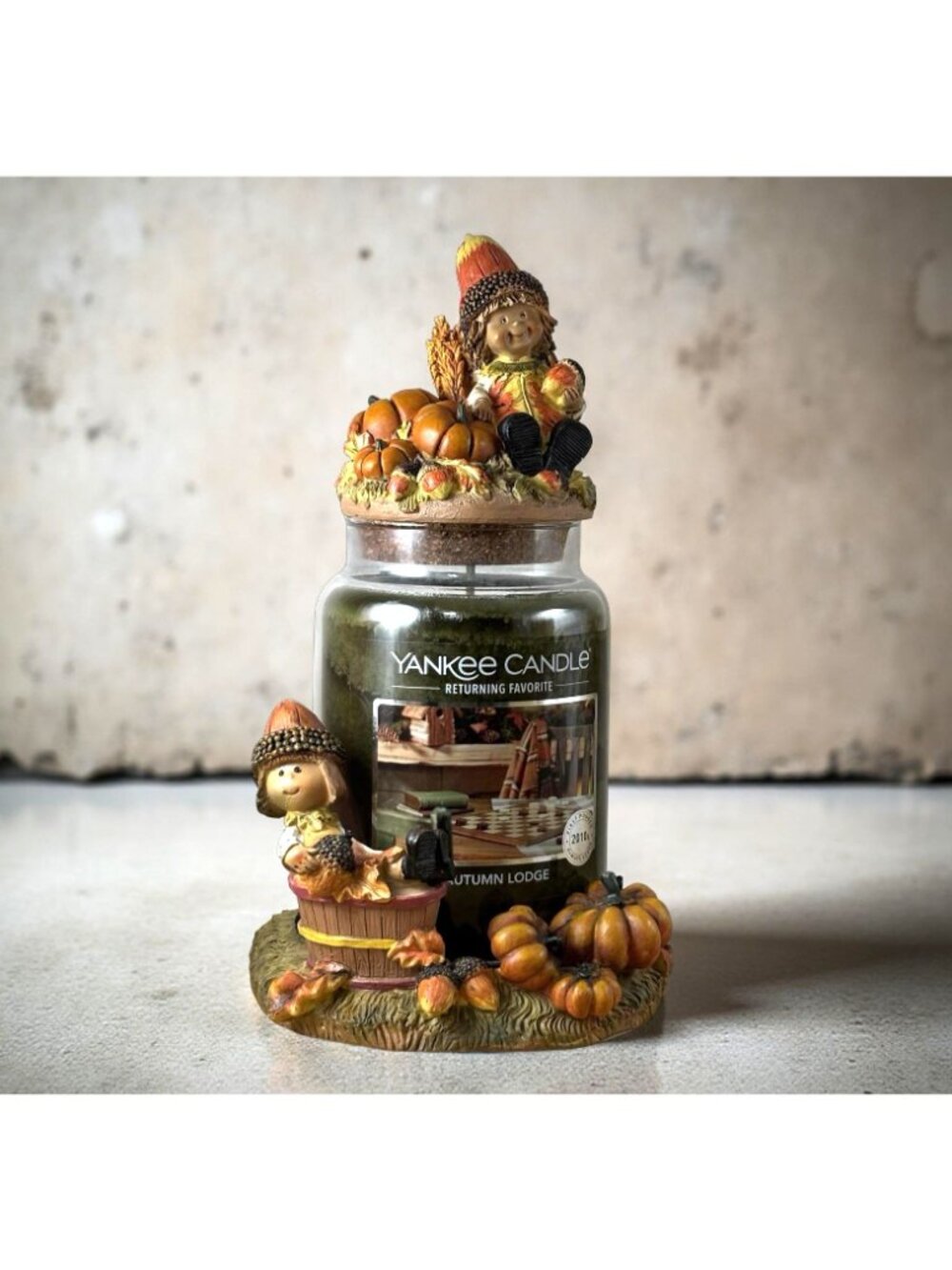 Yankee Candle “Harvest Babies / Nut Baby” Topper & Base | Fall Pumpkin Display S - Picture 4 of 10
